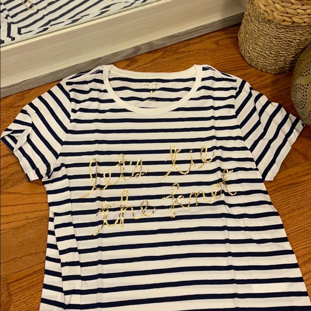 kate spade ♠️ “Let’s Tie The Knot” T-Shirt Size L